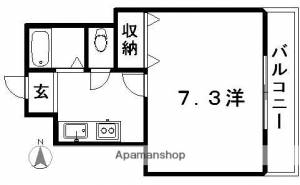 ピュア新田町 402の間取り画像