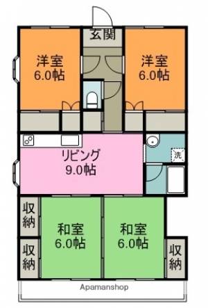 サンハイツ小松 305の間取り画像