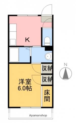 ロイヤルマンション 203の間取り画像