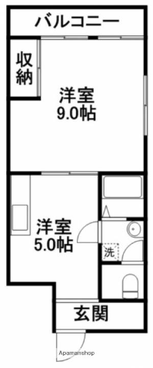 安丸マンション 402の間取り画像