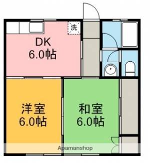 山岡マンション 102の間取り画像