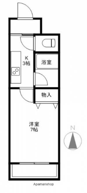 カーサグラン高知 505の間取り画像