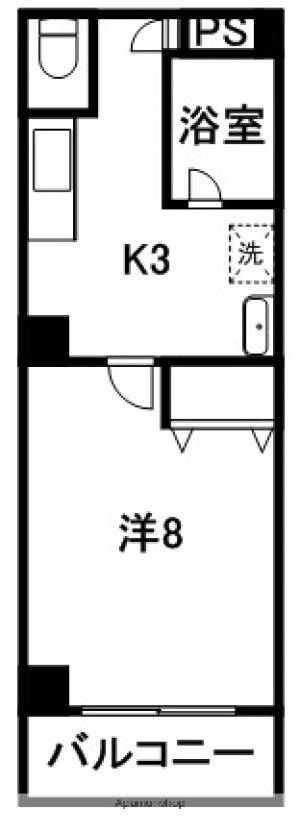 レジデンス山手 402の間取り画像