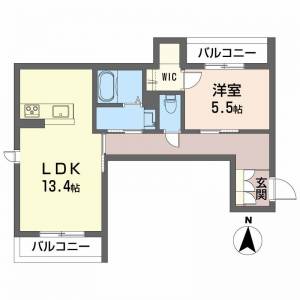 シャーメゾン　パン　トロワ 301の間取り画像