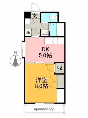 コープ大津Ⅱ 5005の間取り画像