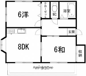 リバティハウス 302の間取り画像