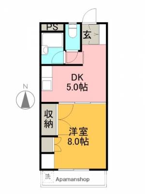 コープ大津Ⅰ 202の間取り画像