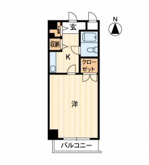 アルファ上町 103の間取り画像