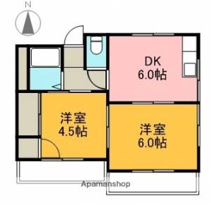 ハイツサンルート 402の間取り画像