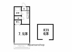 ドミール葛島 403の間取り画像