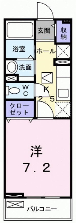 プランドール 106の間取り画像