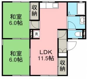 メゾン長崎 101の間取り画像