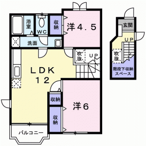 サンハイツ　Ⅰ 203の間取り画像