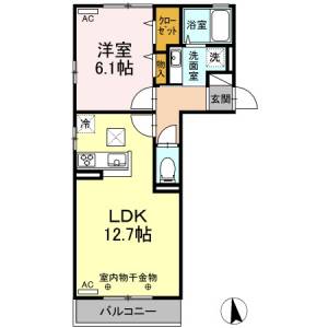 シュル　モラン 103の間取り画像