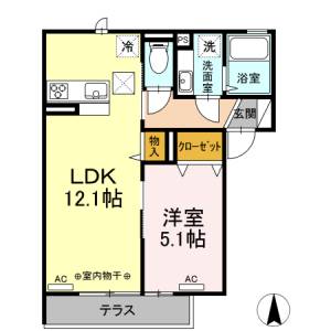 パピヨン 102の間取り画像