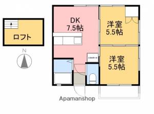 エトワール山本 205の間取り画像