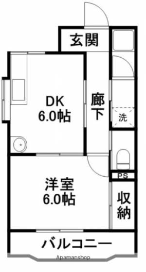 安芸ガーデン 201の間取り画像