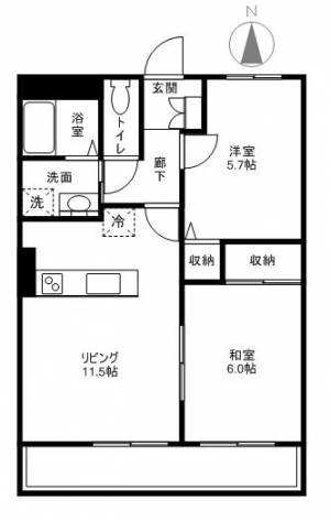 メゾン・ラフィネ 301の間取り画像