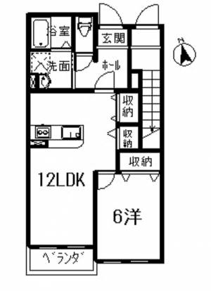 フリージア 102の間取り画像