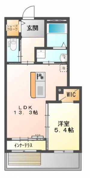 ルミナス南国 106の間取り画像