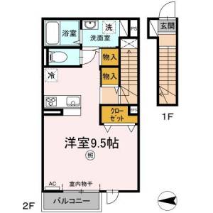 ヴィラ新本町 203の間取り画像