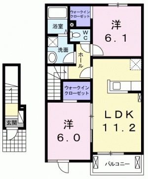 ラベンダー 202の間取り画像