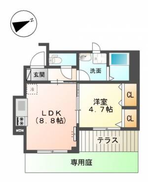 ベル　ポスト 102の間取り画像