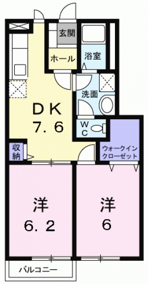 グリーンハイツ 102の間取り画像