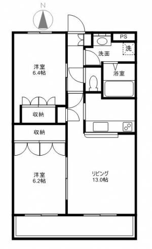 プリオール西野　壱番館 101の間取り画像