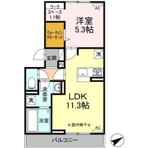 サンフィールド高須 203の間取り画像