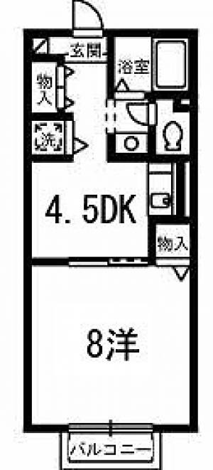 リバーサイド３３ 103の間取り画像