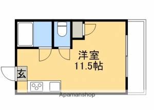 シャトーＫＯＣＨＩ岡豊 102の間取り画像