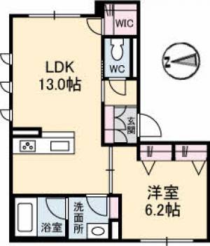 シャーメゾン雅 101の間取り画像