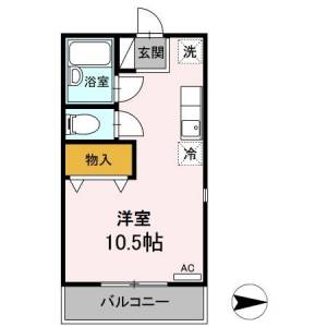 セジュール・パレ 103の間取り画像