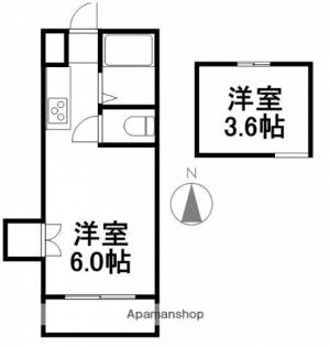 アサミハイツ 302の間取り画像