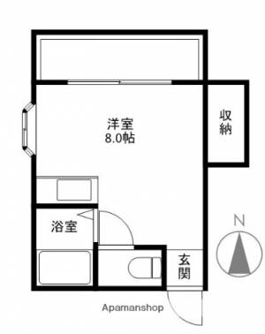 メゾン桜井（２丁目） 303の間取り画像