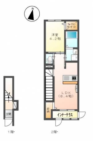 桜花 203の間取り画像