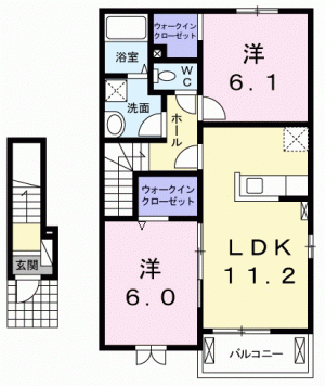 ラズベリー 203の間取り画像