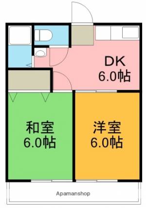 レジデンスマルミツ 302の間取り画像