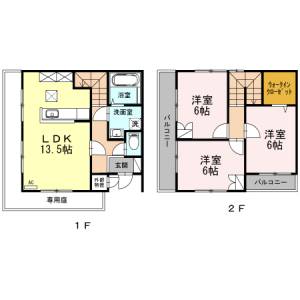 ロイヤルスクエア季永林 105の間取り画像