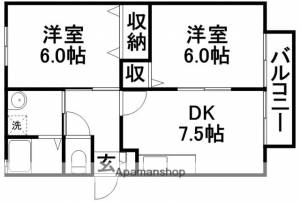 ソレジオ前里 102の間取り画像