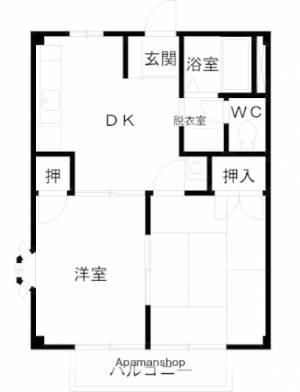 アプローズじんＢ 204の間取り画像