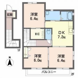 ダイヤメゾン　Ｃ棟 202の間取り画像