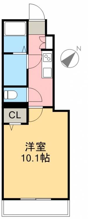 ジ　アパートメント 105の間取り画像