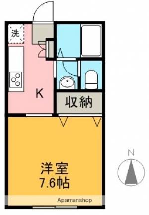 ネオハイツ薊野 102の間取り画像