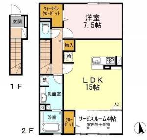 サザンクロスⅠ 203の間取り画像