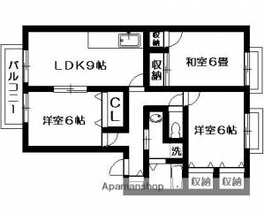 セゾン・メルヴェーユ春 Ｃ２０１の間取り画像