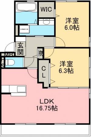 サンハイム 301の間取り画像