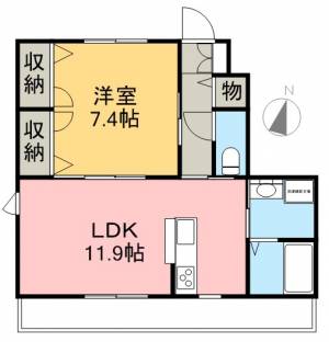 シャーメゾン　ラディア 101の間取り画像