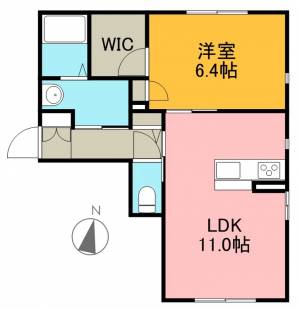 シャーメゾン　フルールハイム 203の間取り画像